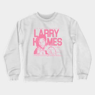 Larry Holmes - Pink Crewneck Sweatshirt